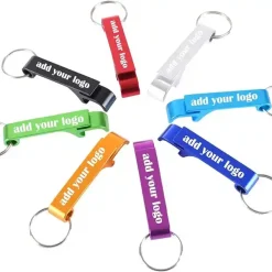 bottle opener keychain custom logo