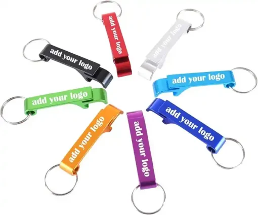 bottle opener keychain custom logo